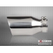 FIAT 500 Custom Stainless Steel Exhaust Tip by MADNESS (1) - Stainless Steel -  2.5" ID